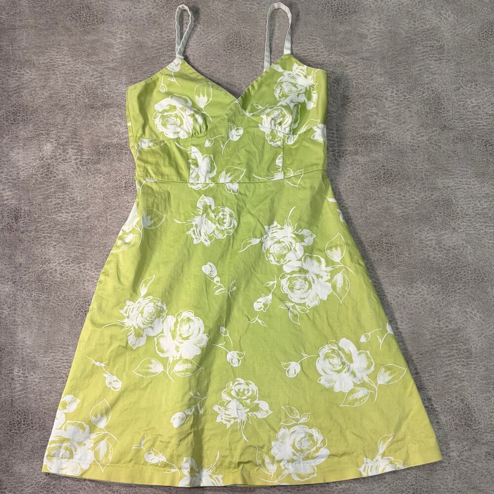 Floral Lime David Wayne Mini Dress